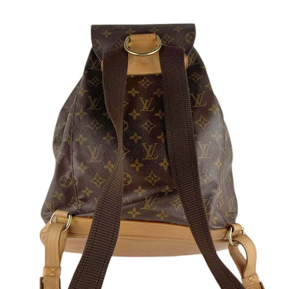 LOUIS VUITTON Brown Monogram Canvas Backpack - Picture 3 of 13
